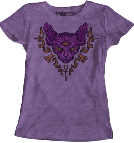 Sphynx Gato Egipcio Esfinge 3 Ojos  Blusa Rott Wear