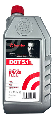 Liquido De Frenos Brembo Dot 5.1 1,000 Ml