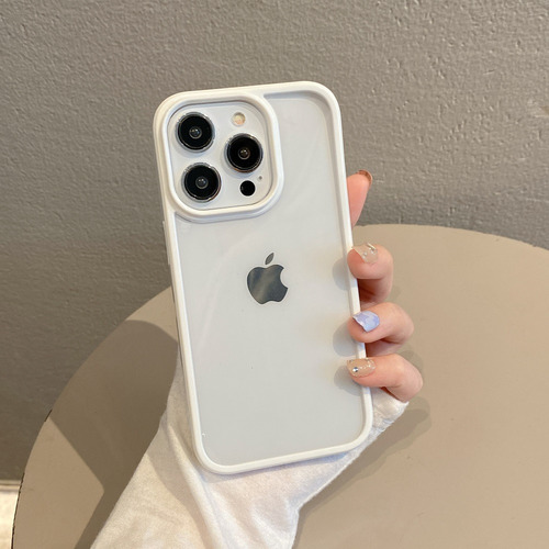 Funda Protectora Transparente De Color Caramelo Para iPhone 16, 15, 14, 13, Mini 12 11 Pro Max Xr Xs X 7 8 Plus, Cubierta Trasera Blanda