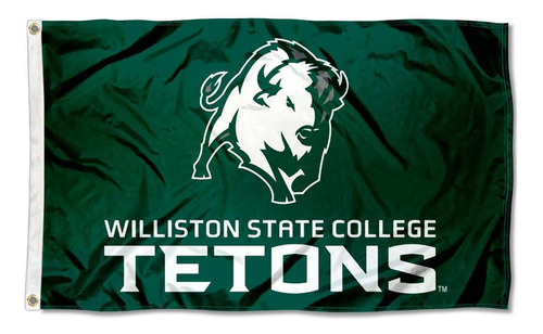 Bandera De Tetons Del Estado De Williston De College Flags &