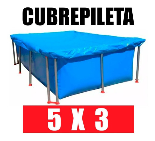 Cobertor Cubre Piletas Rectangular 5 X 3 Reforzado