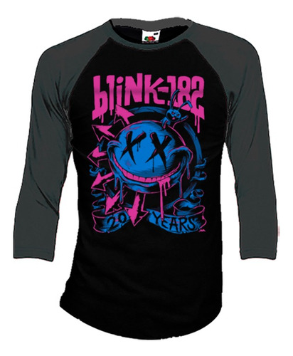 Blink 182 Playeras Manga 3/4 Para Hombre Y Mujer D04