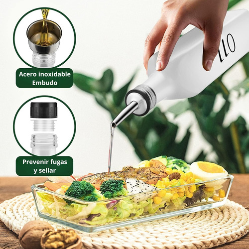 Pack 2 Botellas Para Aceite Vinagre Soya 500 Ml Dispensador