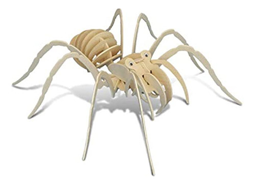 Tarántula De Puzzled 3d Puzzle De Madera Kit De Construcció