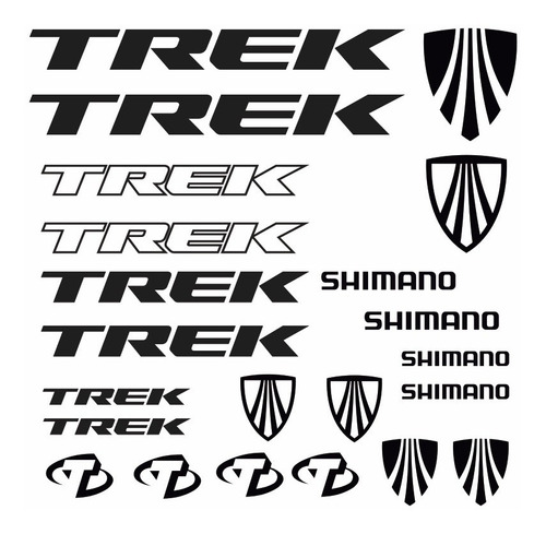 Stickers Trek Shimano Pack