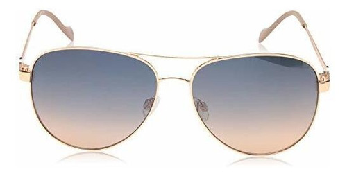 Jessica Simpson Lentes Sol Gafas Mujer Modelo Aviador J5596 Color Rose gold