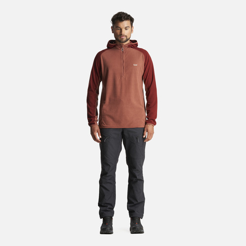 Poleron Hombre Jacaranda Nano-f 1/4 Zip Terracota Lippi
