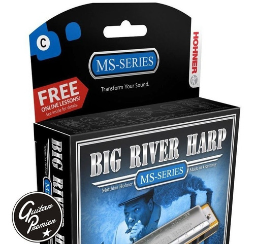 Armonica Hohner Diatonica Big River Harp +estuche +lecciones