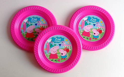 Vasos Pepa Pig Descartables Personalizados