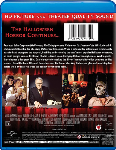 Halloween 3 [importada] | Blu Ray Película Nuevo | Meses sin intereses
