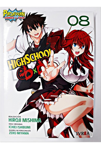 Manga High School Dxd Nro 8 - Editorial Ivrea