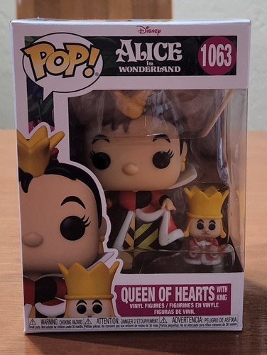 Funko Queen Of Hearts With King 1063 Alice In Wonderland 