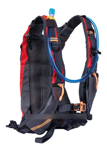 Mochila De Hidratación + Bolsa De Agua C/ Válvula (rojo)