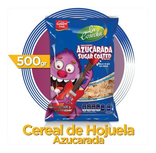 Cereal De Hojuela Azucarada Bolsa De 500 Gr Golden Foods