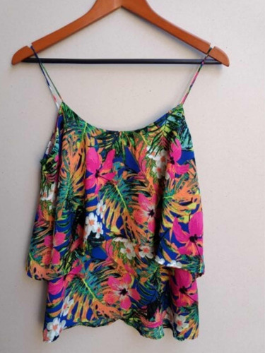 Blusa Floreada Talla M