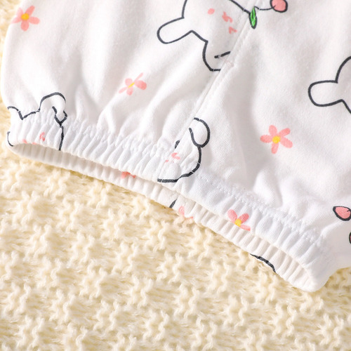 Conjunto Casual De Algodón Cómodo Manga Larga Para Bebés Rosa Claro 2-3 A