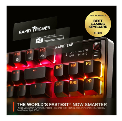Steelseries Apex Pro Tkl Gen 3 Omnipoint 3.0 Interruptores