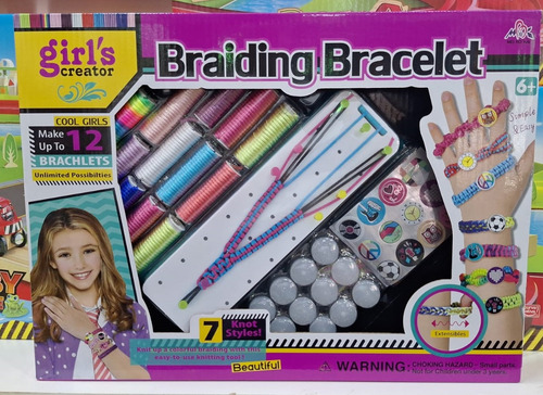 Kit Bijouterie Infantil Para Tejer Pulseras Con Maquinita