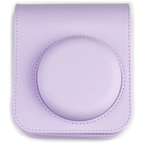 Funda Para Instax Mini 12 Vinil Morado 