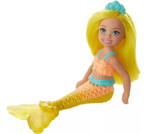 Muñeca Barbie Dreamtopia Chelsea Sirena 1 Modelo Aleatorio