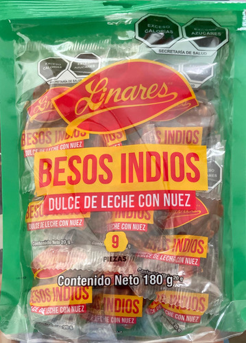 Dulce De Leche Con Nuez Linares Besos Indios 180 G