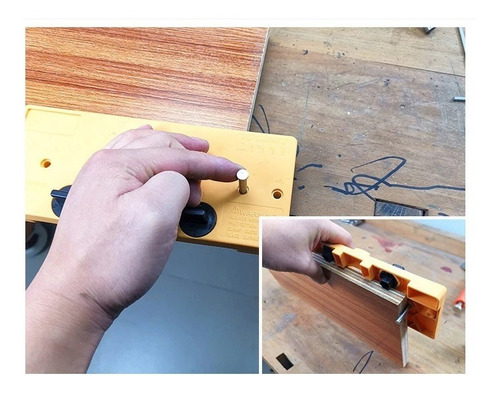 Imagen 6 de 8 de Plantilla Para Instalar Bisagras Ocultas Euro 35mm Md595