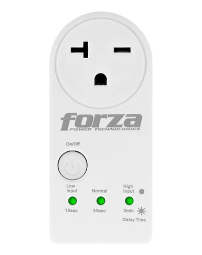 Forza Protector De Voltaje 4400w 220v 1 X Nema 6-20r Luz Led