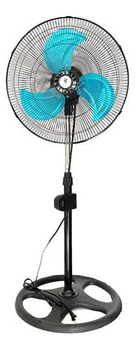 Ventilador 3 En 1 Piso Pared Pedestal 3 Aspas Metal 50cm