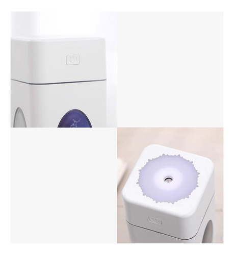 Difusor De Aire Usb Humidificador Ultrasónico Led Luz De
