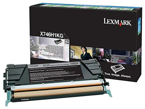 Lexmark Cartucho De Tóner Negro Lexx746h1kg Láser, 12000 Pág