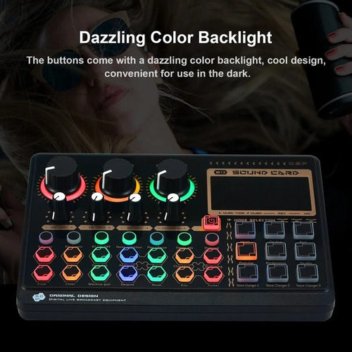 X6mini External Live Sound Card Mini Mixer S