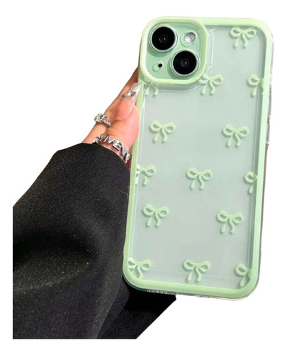Hjq Funda Transparente Resistente Y Portátil For iPhone - Diseño De Cinta