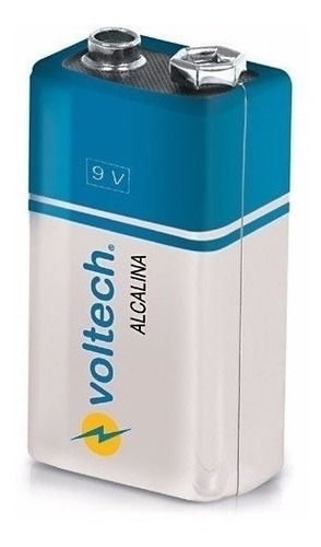 Bateria Alcalina Voltech 9 Volts Al-9v By Truper Mf Shop
