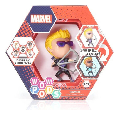 Figura Luminosa Wow! Pods De Hawkeye Marvel Ojo De Halcon