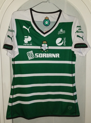 Jersey Santos Laguna Para Dama Talla L Grande 2014 2015