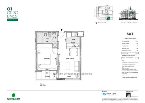 Apartamento Parque Batlle 1 Dormitorio