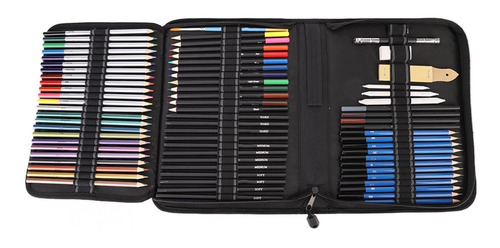 72 Piezas De Dibujo Dibujo De Color Lápiz De Color Carbón