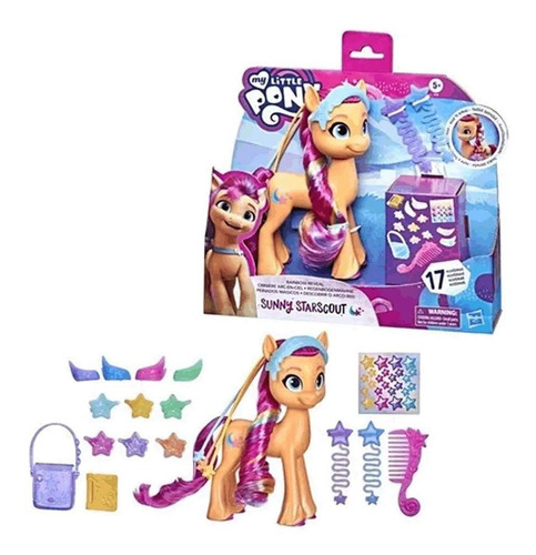 Brinquedo My Little Pony Princesa Petals Pop Star Arco Iris