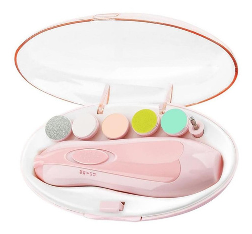 Set De Manicura Automática Para Bebé Recién Nacido Rosado