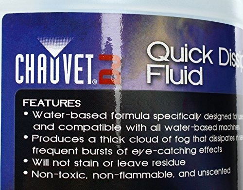 Chauvet Dj Qdf Liquido De Maquina De Niebla De Disipacion Ra