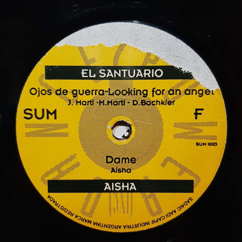 Vinilo Dance Power Aisha El Santuario Danny Bee Gc Champ E2