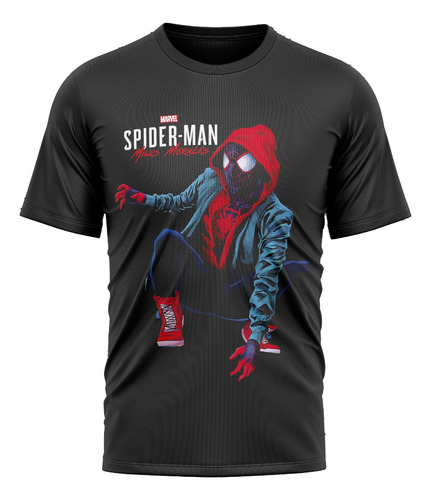 Remera Miles Morales Into The Spider Verse Dtf#1903