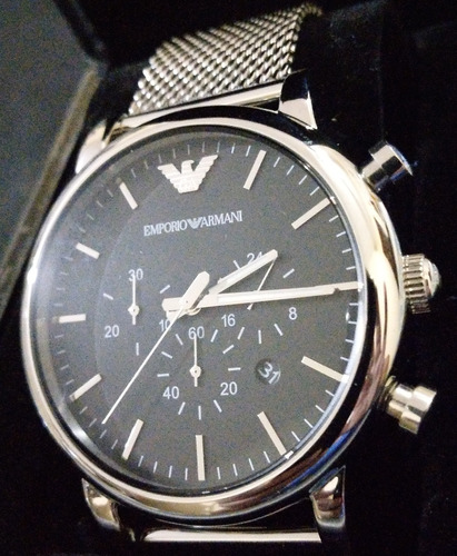 Reloj Emporio Armani Luigi Original Full Set 100% Impecable