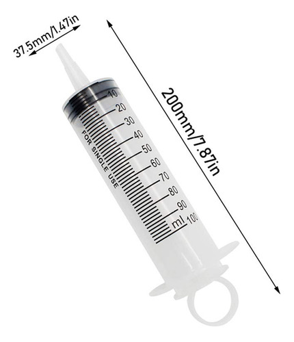 Jeringa De Alimentación De Jeringas De 100 Ml Con Relleno De