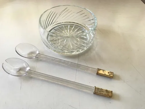 Ensaladera De Cristal Checo (Usado)