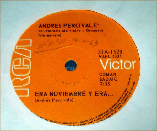 Andres Perciavale Era Noviembre Y Era... Simple / Kktus