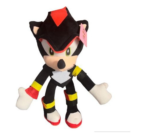 Peluche Sonic Shadow Negro De 50cm Excelente Calidad Yea