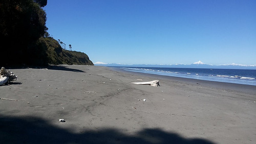 Terreno 1ra Fila Playa Mirando Continente Y Volcán Nevado