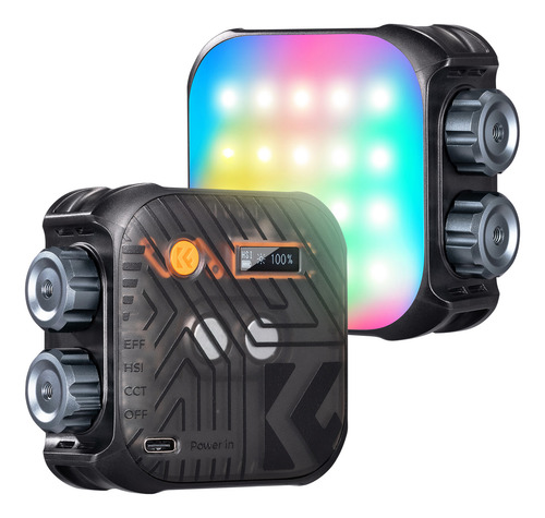 Luz De Relleno Led Rgb K&f Para Videoconferencia