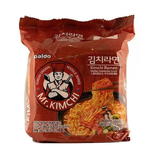 Imagen 1 de 4 de Mr Kimchi - Ramen Coreano - Pack X 4 Unidades